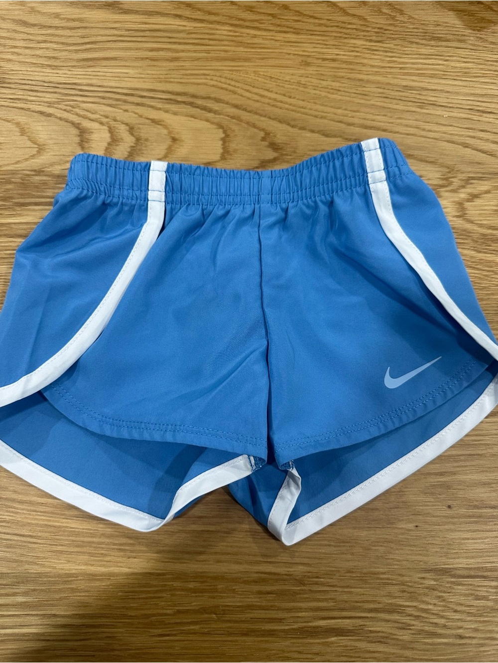 Nike Kids Blue Running Shorts with White Trim
